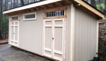 slant roof shed