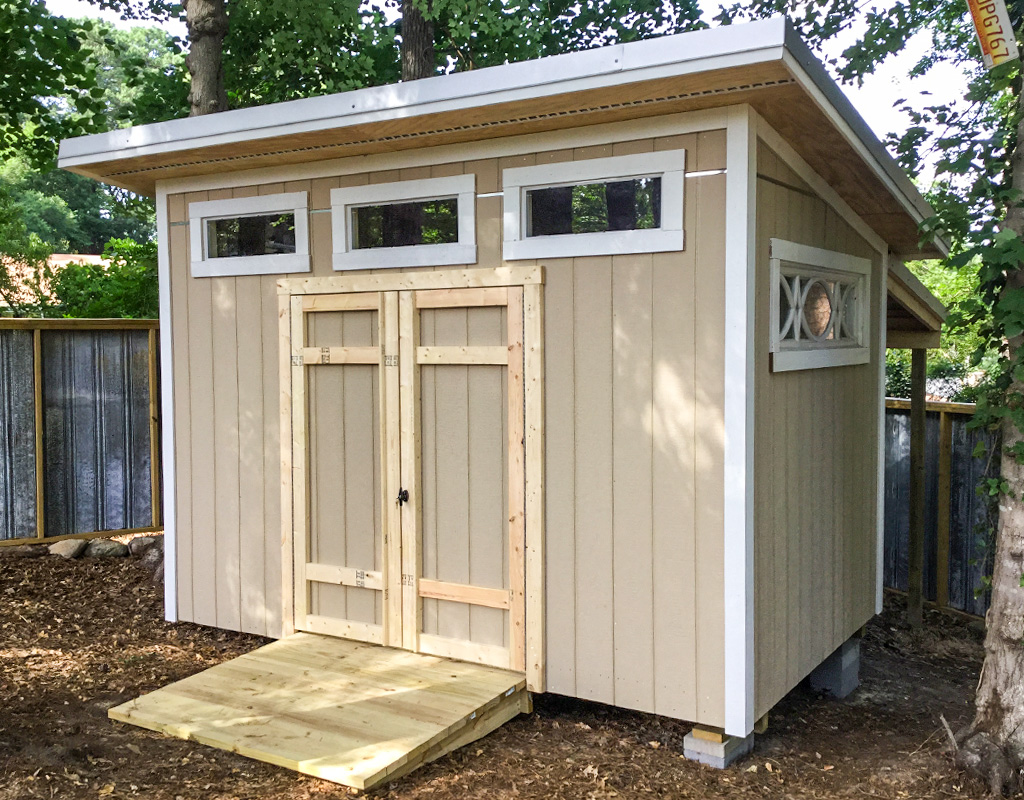 contemporary shed